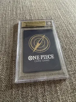 Bandai One Piece CCG Enel OP15-118 Manga Art Secret Rare BGS 9.5 - Image 2