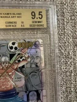 Bandai One Piece CCG Enel OP15-118 Manga Art Secret Rare BGS 9.5 - Image 3