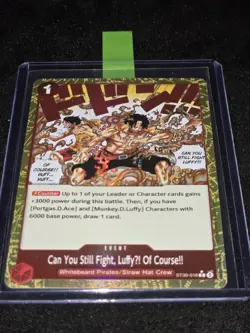 LOT of 12 FULL ART & PARALLEL (Luffy & Ace ST30) ONE PIECE TRADING CARDS NM - Image 5