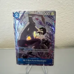 IN HAND! Mr.2.Bon.Kurei Alt Art OP16-055 One Piece Time of Battle ENGLISH - Image 1