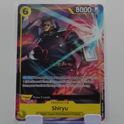 One Piece TCG NM Shiryu (Full Art) OP16-108 The Time of Battle Foil - Image 1