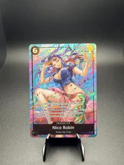 Bandai One Piece CCG Nico Robin OP12-087 Legacy Master SR Alt Art Foil EN - Image 1