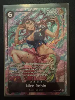 ONE PIECE Nico Robin Alt Art OP12-087 SR alternate Legacy of the Master English - Image 1
