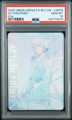 PSA 10 Union Arena BLEACH Rukia Kuchiki Foil AP UEX01BT/BLC-2-AP03 English - Image 1