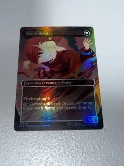 The Legend Of Roku Borderless Foil Card # 0357 MTG LP - Image 2