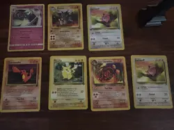 Nintendo Pokemon TCG 7-Card Lot Base Set/Team Rocket 1999 Gardevoir+ - Image 1