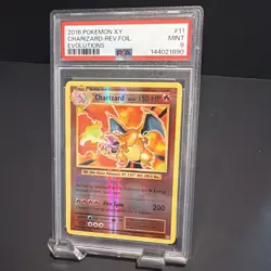 Charizard 11/108 Reverse Holo EVOLUTONS Graded Pokemon Card - PSA 9 Mint - Image 3