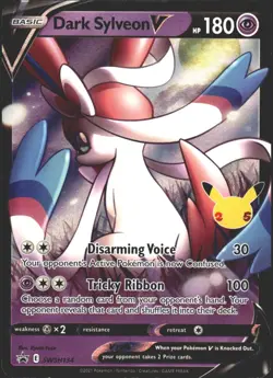 Dark Sylveon V - SWSH134 Sword & Shield Promo Cards NM - Image 1