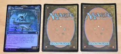 MTG 3x Blue FOIL Cosima God of the Voyage, Yue Moon Spirit, Charix Raging Isle - Image 2