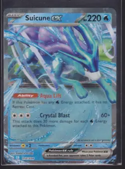 Pokemon Suicune ex 010/034 Trading Card Game Classic Pokemon Trading Card TCG - Image 1