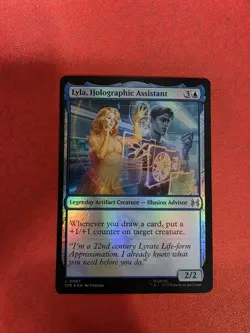 MTG Lyla, Holographic Assistant 0007 Uncommon Foil FA EN 2025 - Image 2