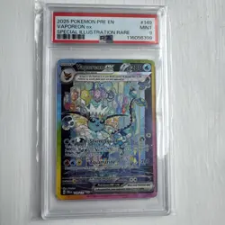 Vaporeon EX 149/131 💧 - PSA 9 - Prismatic Evolutions - Pokemon TCG - Mint - Image 3