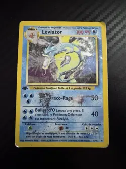 LEVIATOR HOLO - POKEMON 6/102 SET DE BASE EDITION 1 FR - Image 1