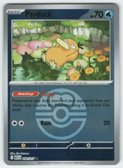 Pokemon TCG | Psyduck (Love Ball) | #039/217 ME: Ascended Heroes | English - Image 1