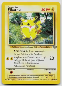 Pikachu 60/64 Jungle Pokemon LP - Image 1