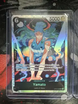 One Piece Yamato OP16-098 SR Foil English NM Two available - Image 2