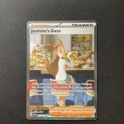 Pokemon TCG Jasmine's Gaze Special Illustration Rare Card 245/191 Surging Sparks - Image 1