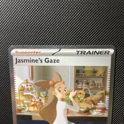 Pokemon TCG Jasmine's Gaze Special Illustration Rare Card 245/191 Surging Sparks - Image 3