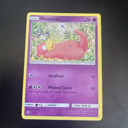 Slowpoke 5/12 McDonald's 2018 Holo Card Promo - Image 1