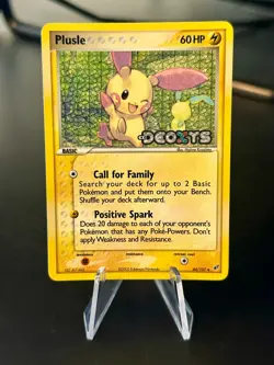 Plusle 44/107 Deoxys Reverse Holo 60HP EN Pokemon Card - Image 3