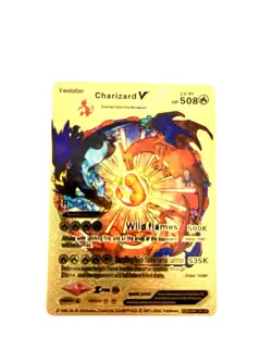 Pokemon gold foil fan art cards. Sold Individually In Clear Protective Sleeve. - Image 1