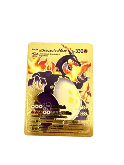 Pokemon gold foil fan art cards. Sold Individually In Clear Protective Sleeve. - Image 1