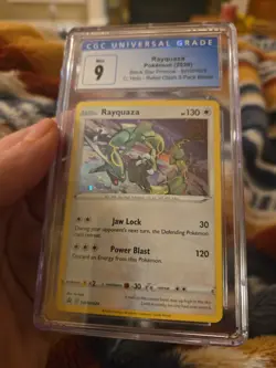 Rayquaza SWSH029 SWSH: Sword & Shield Promo Cards Holo CGC 9 - Image 1