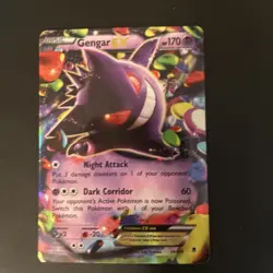 Pokemon Gengar EX Card 34/119 XY Phantom Forces Full Art Holo Rare NM-MT / MINT - Image 1