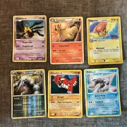 Nintendo Pokemon TCG Diamond & Pearl 6-Card Lot Giratina Typhlosion 4/130 - Image 1