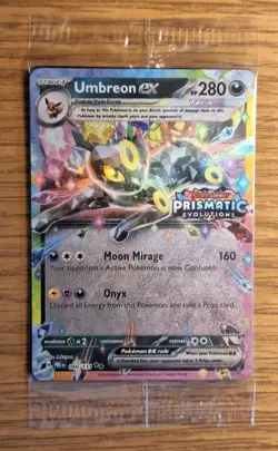 Pokemon Umbreon EX TCG Prismatic Evolutions Card 060/131 Stamped Sealed Promo - Image 1