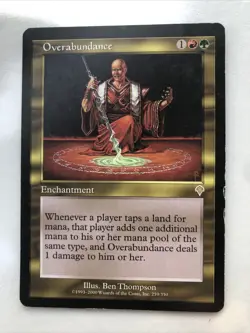 Overabundance X1 Invasion LP Condition See Front/back Pics MTG - Image 1