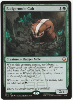 Badgermole Cub [Avatar: The Last Airbender] MTG - Image 1