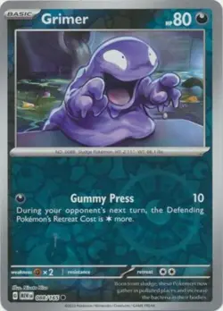 Grimer 088/165 Reverse Holo Pokemon 151 English - Image 1
