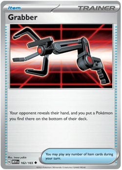 Grabber 162/165 Uncommon Pokemon 151 English - Image 1