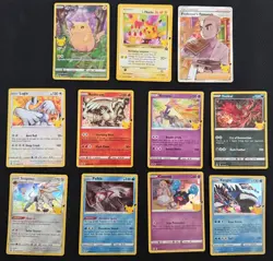 Pokemon Celebrations 25th Anniversary lot of 11 Cards - Image 2