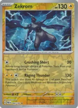 Zekrom 066/182 Reverse Holo Paradox Rift Pokemon TCG - Image 1