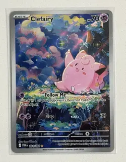 The Pokemon Company Clefairy Illustration Rare Near Mint 094/088 NM 70 HP Eng - Image 1