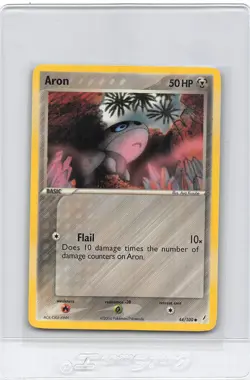 ARON 44/100 - NON-HOLO - Crystal Guardians - 2006 Pokemon Card - NM - Image 1