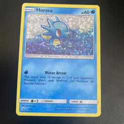 Horsea 3/12 Holo - 2018 McDonalds Pokemon promo - Image 1