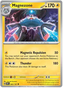 Magnezone 065/197 Uncommon Obsidian Flames Pokemon TCG - Image 1