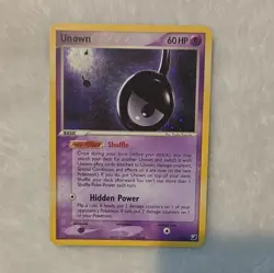 Nintendo Pokemon TCG Unseen Forces Unown Holo Reverse Holo Lot 2005 Unown 1/28* - Image 3