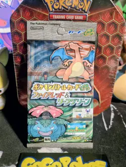 2004 Pokemon Japanese EX Fire Red Leaf Green Battle GBA Ereader Pack Sealed Rare - Image 1