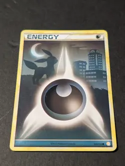Pokemon Darkness Energy Basic 121/123 Heartgold & Soulsilver Regular NON HOLO - Image 1