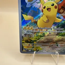 Pokemon Pikachu 027 Adventuring Together Promo Holo Full Art Sv Scarlet Violet - Image 2