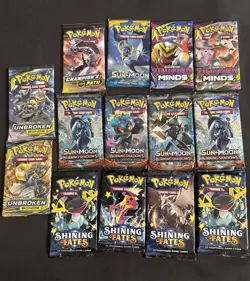 Pokemon Booster Pack Lot! Mixed Sets. Lot Of 14 - Image 1