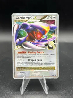 2009 POKEMON DIAMOND & PEARL BLACK STAR PROMO #DP46 GARCHOMP C LV.X-HOLO HP ZG1 - Image 1