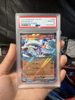 PSA 10 - 2025 Pokemon JTG Reshiram ex Stamped Promo #30 - Image 1