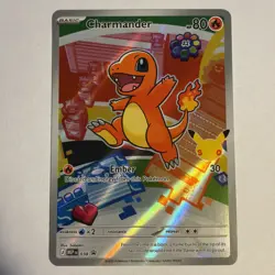 First Partner Illustration Charmander Promo Full Art Holo 038 Pokemon TCG - Image 1