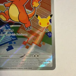 First Partner Illustration Charmander Promo Full Art Holo 038 Pokemon TCG - Image 4