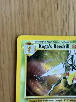 Pokemon TCG Kogas Beedrill Gym Challenge 9/132 - Image 3